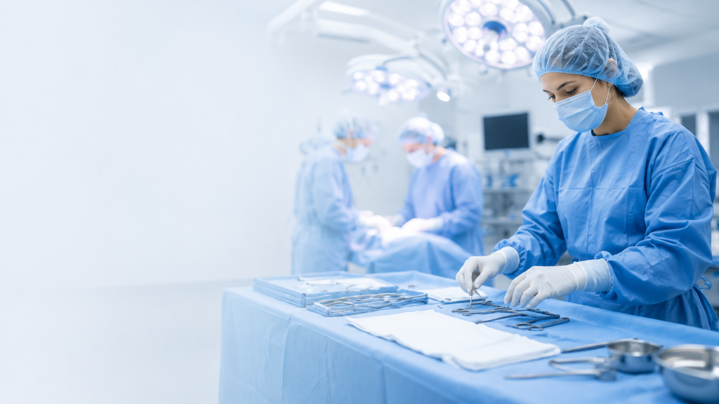 Modern sterile operating room